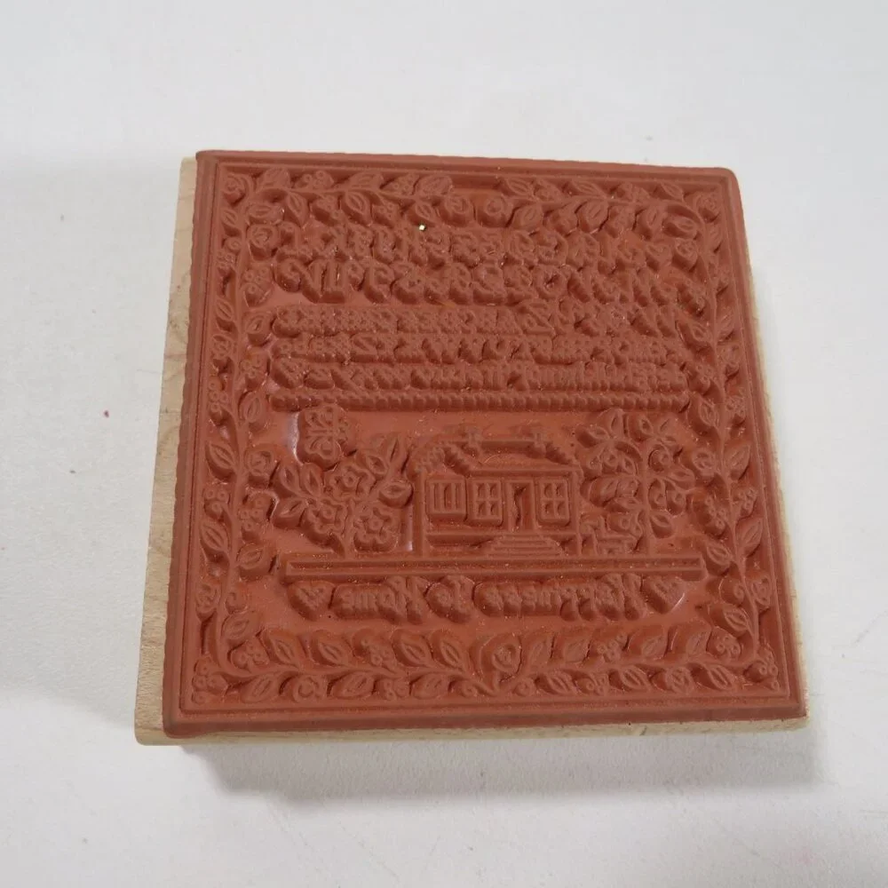 Rubber Stampede stitch stamps love